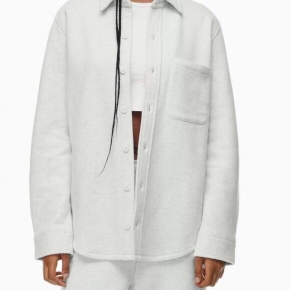 Aritzia Tops - TNA Cozy Fleece Button Down